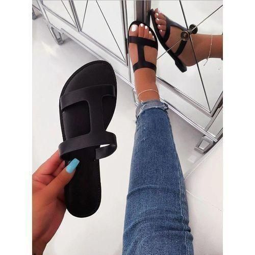 Ladies Classy Slippers - Black