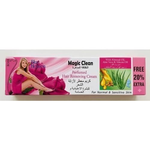 Magic Clean Perfumed Hair Removing Cream with Aloe Vera, Almond Oil, and Silicon Oil