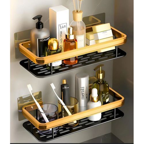 2 Pcs Thick Multipurpose Corner Shelf Holder -RACK