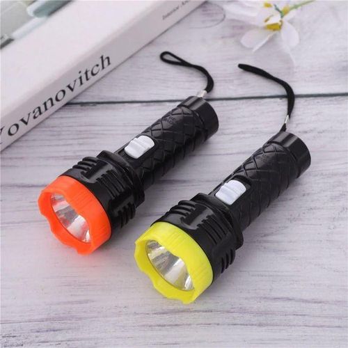 2PCS Outdoor Portable LONG RANGE LED Handheld Strong Mini Torch Light Flashlight Keychain Mini Pocket Size Torch Powerful Super Bright Emergency Flashlight Security Long Range Bright Torchlight
