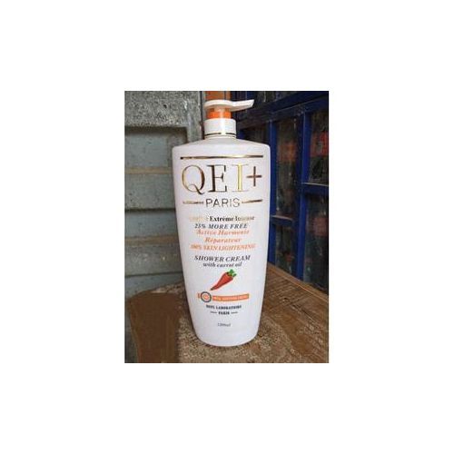 Qei+ Paris Skin Lightening Shower Cream With Carrot Oil 1200ml
