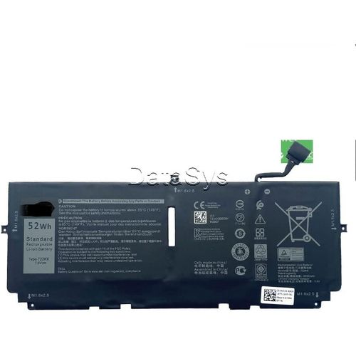 XPS 13 9300 (2020) 13.4 Series Laptop Battery 52WH 722KK