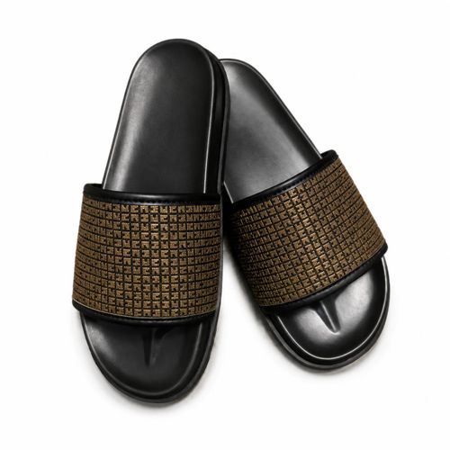 Mens Double Sole Slide Slippers