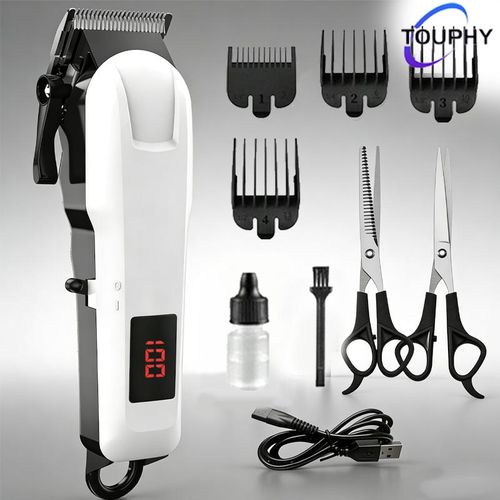 Hair Clippers for Men Professional - Cordless&Corded Barber Clippers for Hair Cutting & Grooming