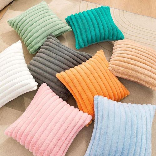 LUXURY BEAUTIFULDECORATIVE MULTI COLOURS, THROW PILLOWS, 8 IN 1