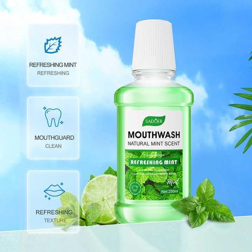 Sadoer natural mint scent mouthwash