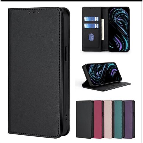 Redmi Note 15 Open & Close Phone Case & Pouch RICH BOSS - High-Quality Artificial Leather Case Designed, Featuring RFID Blocking, a Card Slot, a Kickstand, And Strong Magnetic Closure, Providing Shockproof & Camera Protection. - ( Black )