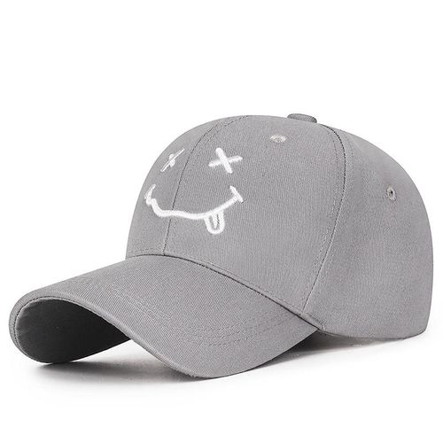 Cute Smile Baseball Cap Smiling Face Happy Dad Hat Casual Dad Baseball Cap Embroidery Cap Adjustable Snapback Hat Sport Sun Hats(Pink)