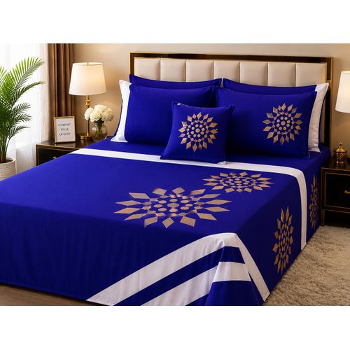 Luxury Soft 6 by 6 bedsheets with 4 pillowcases