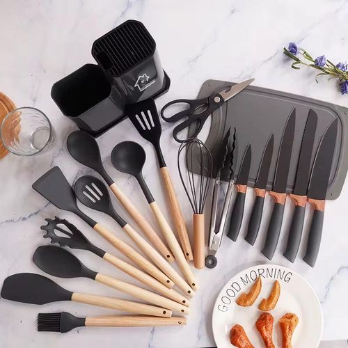 19in1 Non Stick Silicone Spatula Spoon Kitchen Utensil
