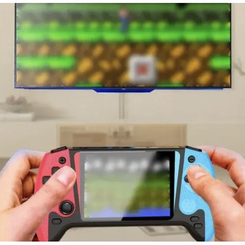500-in-1 Big Screen Handheld Classic Game Console for Two-Player Gameplay