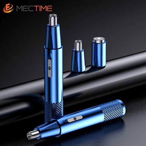 Nasal Hair Ear Hair Trimmer 2 In 1 Men's Epilator USB Blue