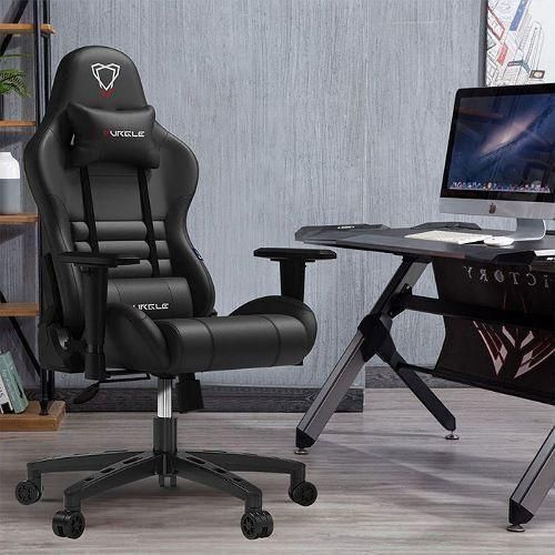 FURGLE Computer Racing Gaming Ergonomic Chair + Footrest