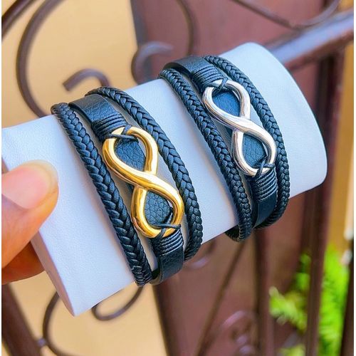 2in1 Fashionable & Classic Men's Bracelet 4 All Attires