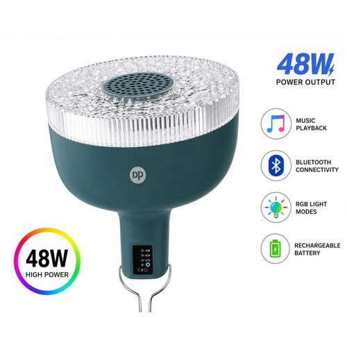 DP SmartGlow 48W Bluetooth Rechargeable LED Bulb speaker