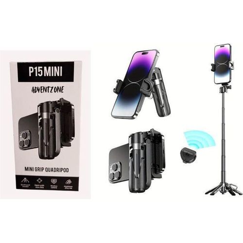 P15 Mini Phone Grip Quadrapod with Magesafe for Photo and Video