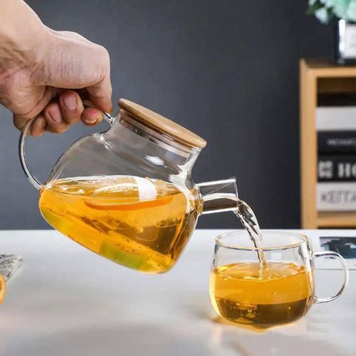 Tea Pot Glass Kettle With Infuser