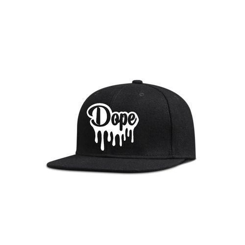 Designer Baseball/Face Cap - Black