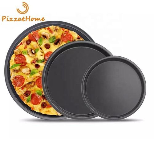 Carbon Steel Non-Stick Pizza Pan – 3-Piece Set