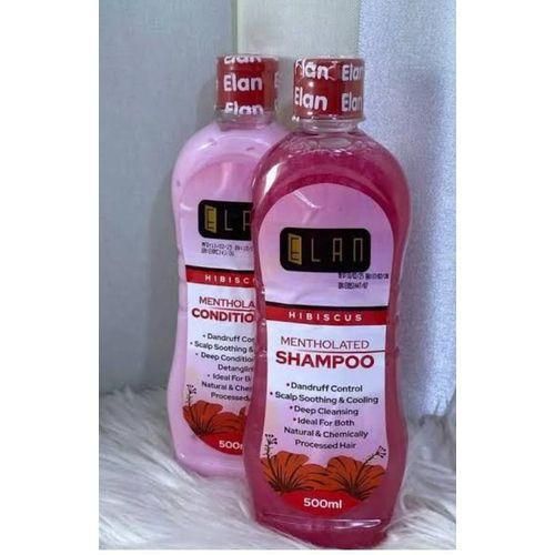Hibiscus Mentholated shampoo and conditioner
