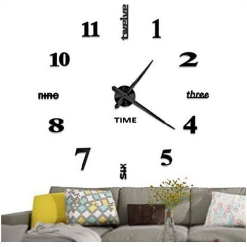 3D Wall Clock 120cm (4ft by 4ft) 47inch Biggest size