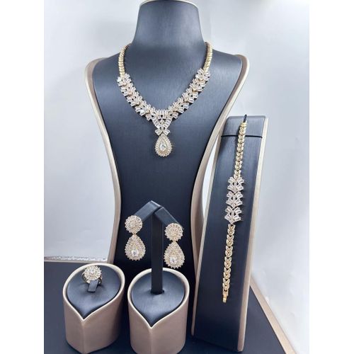 Premium Dubai Gold-Style Statement Jewelry Set