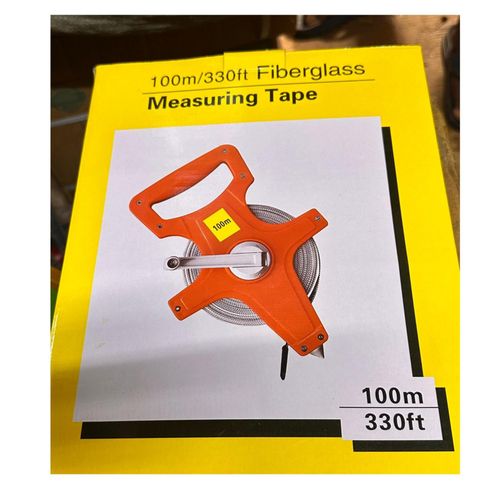 100m/330ft Fiberglass Measuring Tape