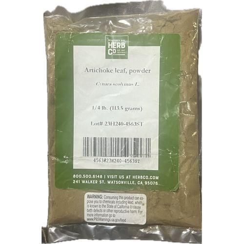 Organic Artichoke Leaf, Powder 113.5G