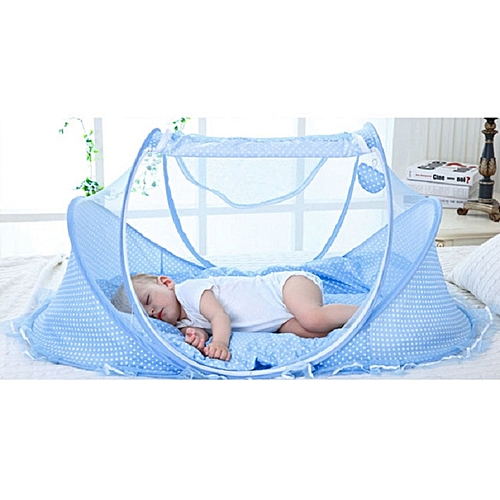 Happy Baby Pop Up Baby Bed Net -Blue Polka Dot | Jumia.com.ng