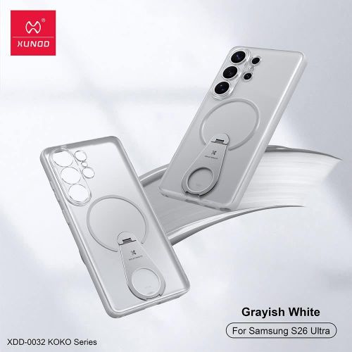 Samsung 26 ultra quality transparent case with IC and stand