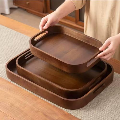 3pc wooden tray