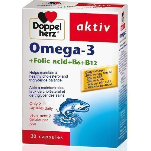 Omega-3 30 capsules NAFDAC REG NO: A4-5410
