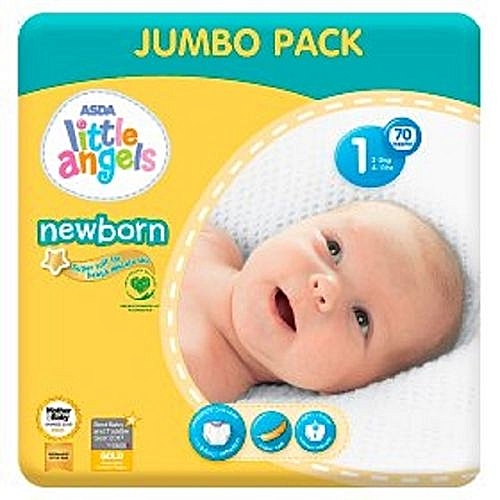Asda Asda Little Angels Nappy (70 Counts)