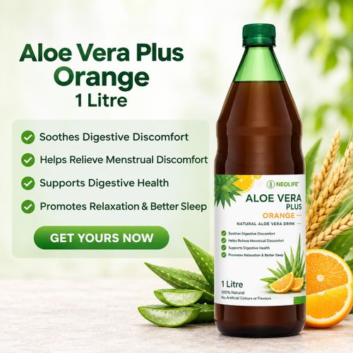 NEOLIFE Aloe Vera Plus orange 1 litre single. Aloe Vera Aloevera plus exclusive blend of a refreshing, delicious drink.