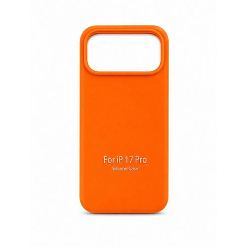 iPhone 17 pro silicone back case (orange)