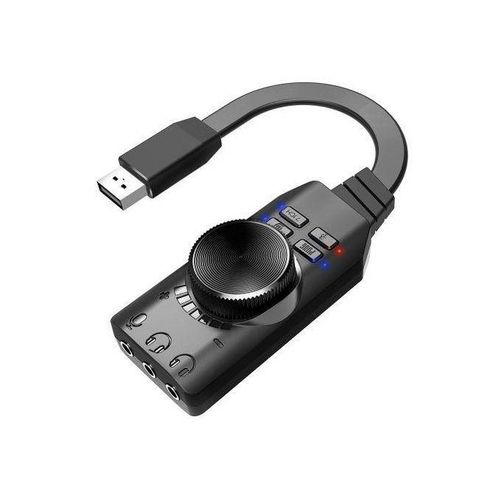 USB Sound Card USB Audio Interface External 3.5mm Audio Adapter Professional Gaming Soundcard For Laptop PC Accessories 7.1 CHANNEL