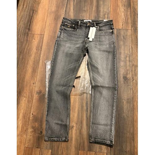 Authentic Calvin Klein Men’s Grey Wash Jeans – Slim Fit Size 36R UK Import