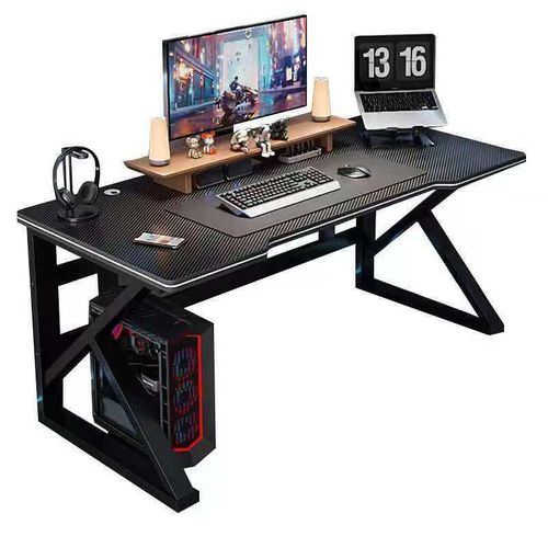 Gaming Computer Desk With Monitor Stand & CPU Holder Modern Office & Study Table