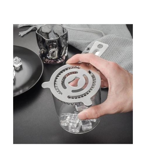 Stainless steel bar cocktail strainer