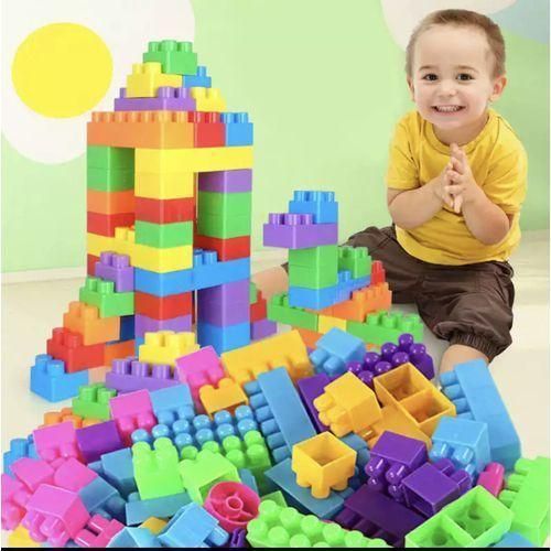 Educational Stacking Cubes Toy Set – 85 Pieces Colorful Learning Blocks for Toddlers