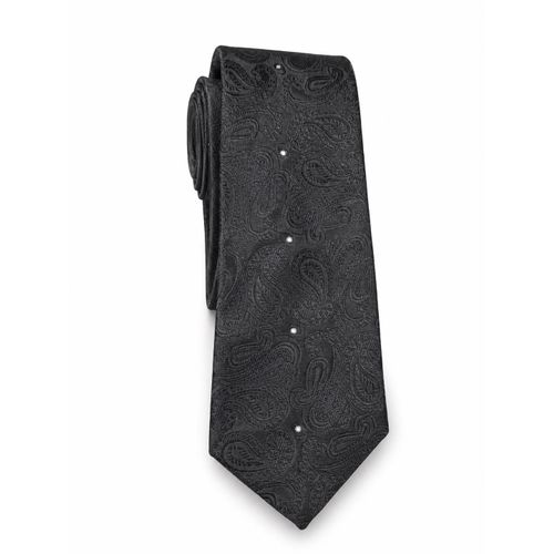 Black Paisley Luxury Men’s Tie