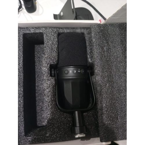 FDUCE SL40 USB/XLR Dynamic Microphone for Podcasting, Gaming, Live Streaming & Recording, Built-in Headphone Output, LED Mute Button, All Metal, Voice-Isolating Technology.