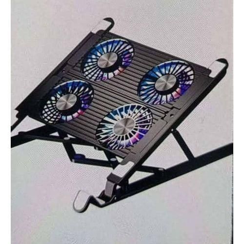 LAPTOP BOARD PROTECTION Steel laptop stand with 4 cooling fan