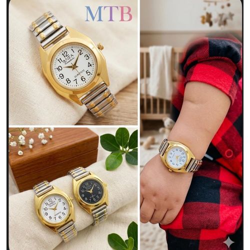 2IN1 CHILDREN ADORABLE BABY UNISEX ANALOG KIDS SKIN FRIENDLY STEEL WRIST WATCH WATER PROOF WATCH FOR KIDS, BOYS & GIRLS AND CHILDREN
