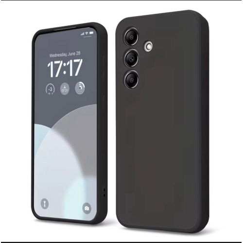 S25 Plus , S24 Plus , S23 Plus, S22 Plus & S21 Plus Silicone Protective Case – Matte Black Elegance with Full Camera Coverage, Shockproof Corners & Scratch-Resistant Shield.