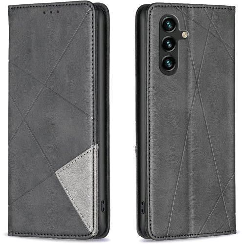 Samsung A36/A56 Quality Leather Flip Case -Black
