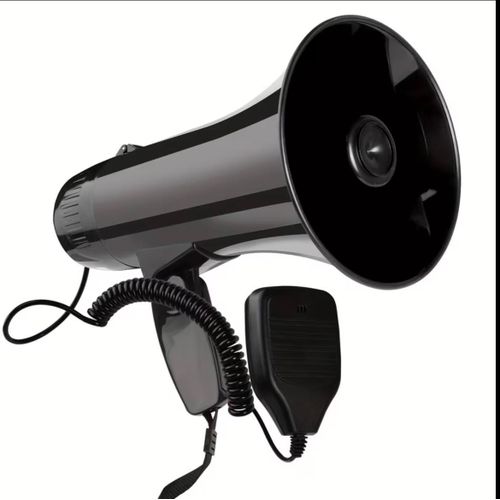 Megaphone Speaker 120W with Recorder , Sirin & Volume Control - Outdoor & Indoor Events, Sports, and Emergency Use.