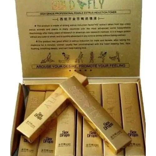 Spanih GOLD F L Y Liquid Elixir For Adults( Enjoy Sex To The Maximum For Both Men & Women)x12pcs