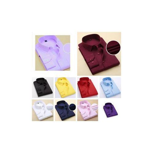 10 in 1 Luxury Classic Business Office Long-Sleeve Shirt for Men Elegant Professional Daily Corporate Wear Premium Cotton