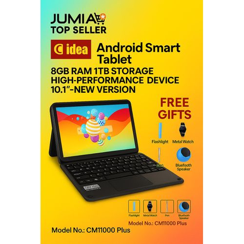 CM11000 Plus Android 15.0 Smart 5G LTE Tablet – 8GB RAM, 1TB Storage, 10.95" -IPS Display –Latest Version -Free Gift Included